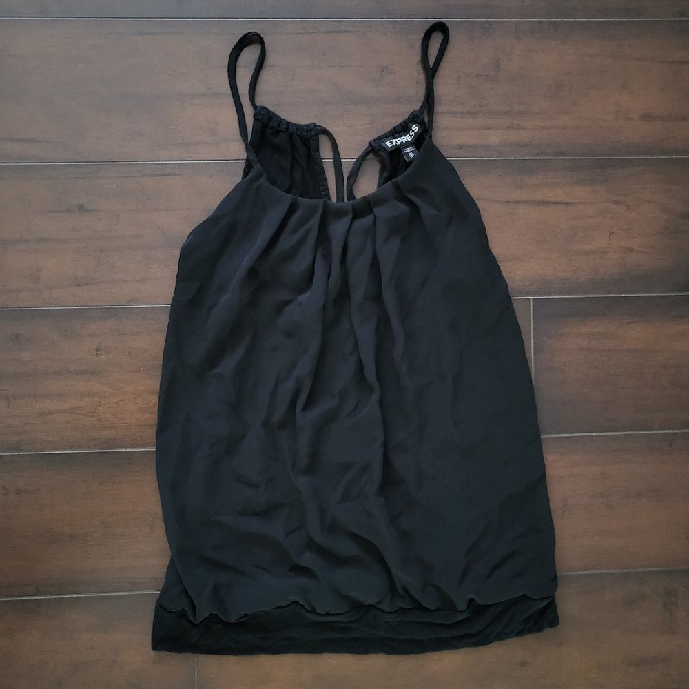 EXPRESS tank tie in back xs